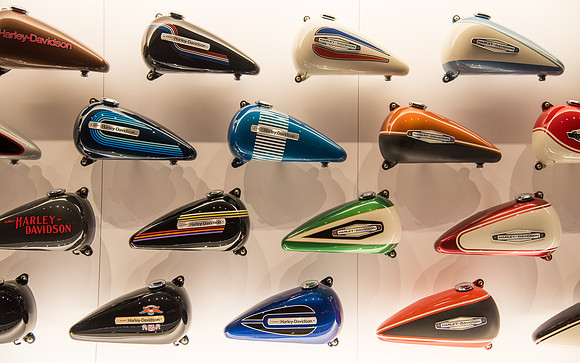 Tour of the Harley Davidson Museum in Milwaukee, Wisconsin.