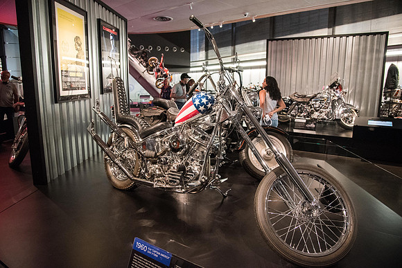 Tour of the Harley Davidson Museum in Milwaukee, Wisconsin.