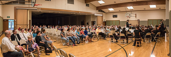 BYU-Idaho Orchestra made up of 24 talented musicians tours the Great Lakes region under direction of Dr. Dallin Hansen. Concert at Milwaukee South LDS Stake Center in Hales Corner, Wisconsin.