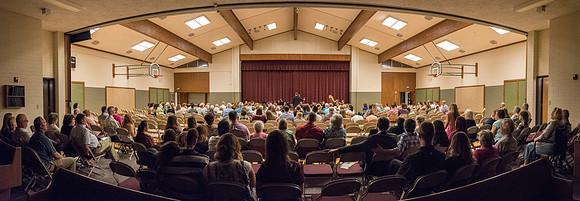 BYU-Idaho Orchestra made up of 24 talented musicians tours the Great Lakes region under direction of Dr. Dallin Hansen. Concert at Milwaukee South LDS Stake Center in Hales Corner, Wisconsin.