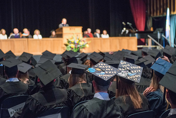 Convocation for the College of Business and Communication. July 2018