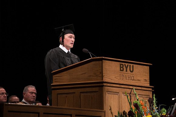 Convocation for the College of Business and Communication. July 2018