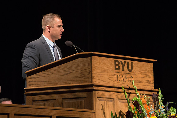 Convocation for the College of Business and Communication. July 2018