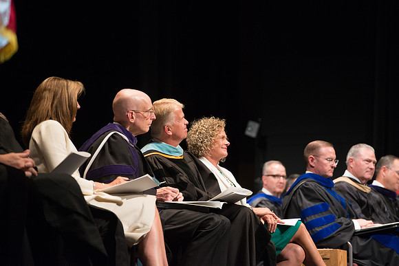 Convocation for the College of Business and Communication. July 2018