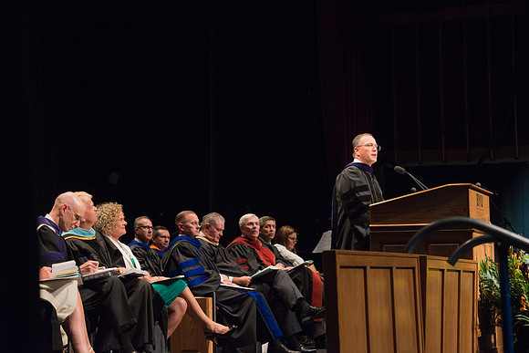 Convocation for the College of Business and Communication. July 2018