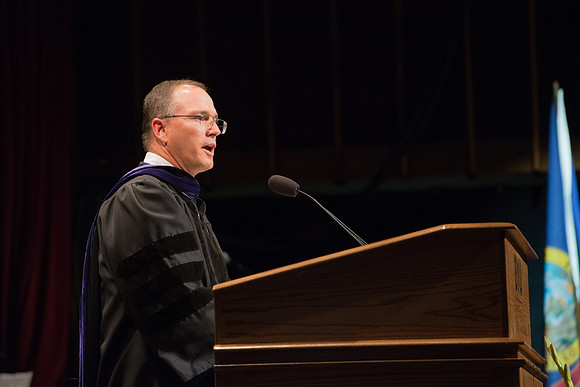 Convocation for the College of Business and Communication. July 2018