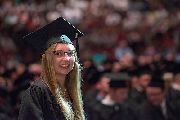 Convocation for the College of Business and Communication. July 2018
