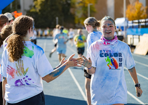 BYUI Color Run During Spirit Week