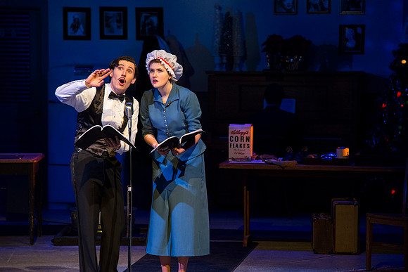 It's a Wonderful Life: A Live Radio Play, comes to life on stage at the Snow Drama Theater at BYU-Idaho.  It was written by Joe Landry and directed by Roger Merrill.