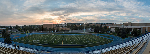 Sunrise on campus. Sept 2018