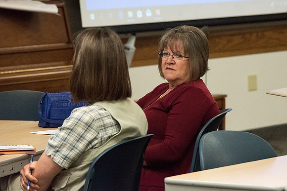 "To Bear them up", Fall Faculty Conference in the Hinckley Building. Neal Ricks teaches "Agency in Education". Sept 2018