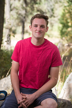 Taylor Olsen shares an experience he had while hiking one day for a video to be used during devotional.