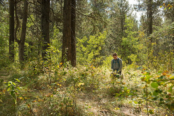 Taylor Olsen shares an experience he had while hiking one day for a video to be used during devotional.