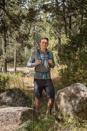 Taylor Olsen shares an experience he had while hiking one day for a video to be used during devotional.
