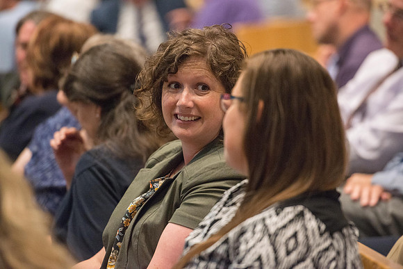 Faculty Meeting for the start of Fall semester 2018.