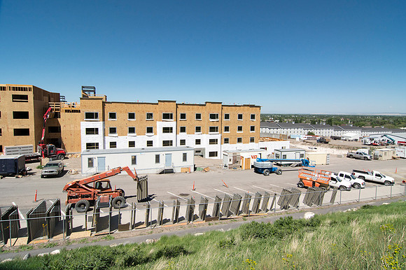Construction of the new complex requires one and a half years. It will require a total of four years to complete from planning to occupancy.