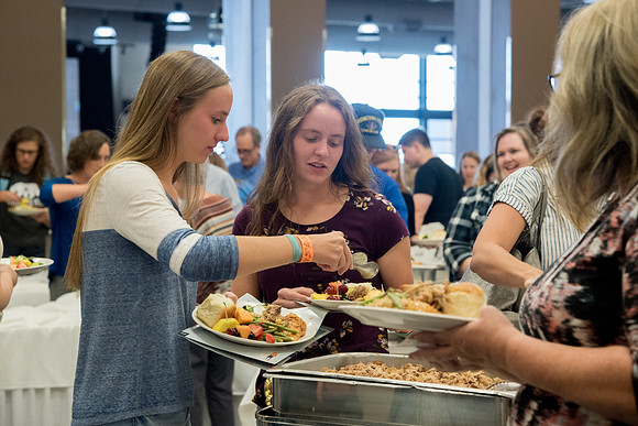 New Students and Parent Luau dinner.