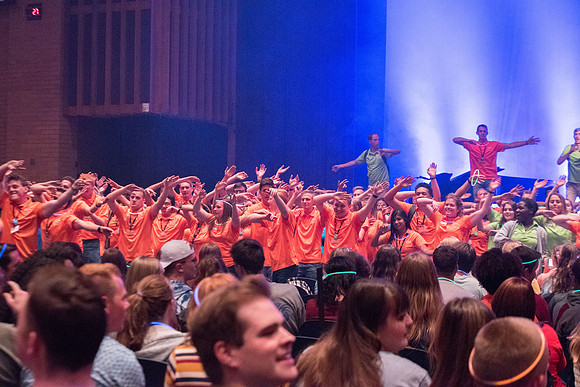 New Student Talent Show at Hart Auditorium.