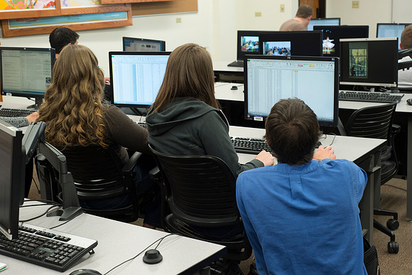 Back to Shool April 2014. Geology class: Intro to Global Positioning Systems.