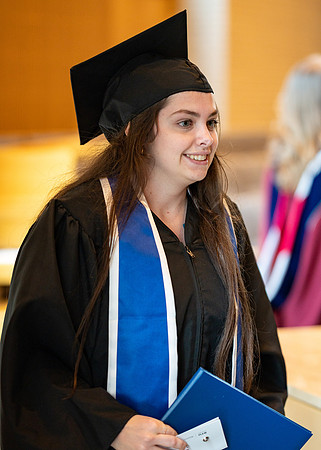 Graduates during convocation for the College of Language and Letters.