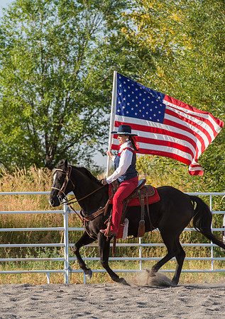 Julie Lee is an Americana horseback rider and has been affiliated with teaching at BYU-Idaho.