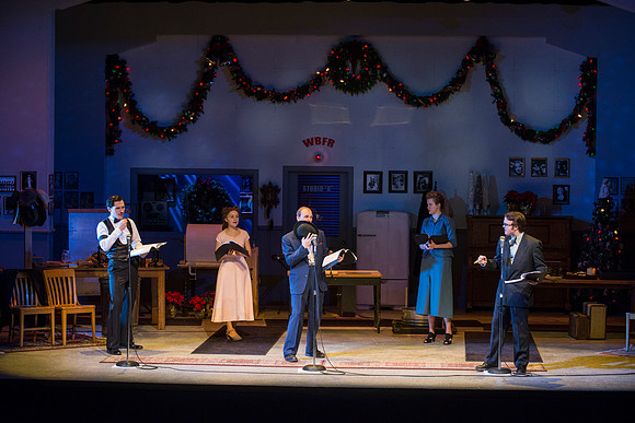 It's a Wonderful Life: A Live Radio Play, comes to life on stage at the Snow Drama Theater at BYU-Idaho.  It was written by Joe Landry and directed by Roger Merrill.