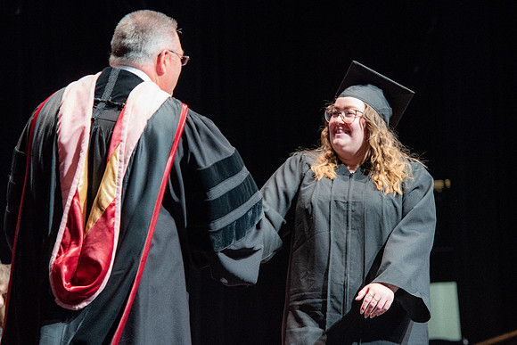 Graduates during Interdisciplinary Studies convocation.