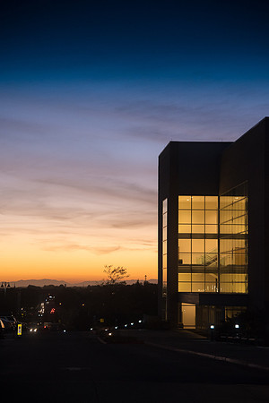 Sunsets from campus