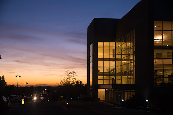Sunsets from campus