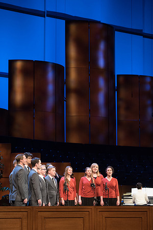 Vocal Union performs in devotional. September 2018