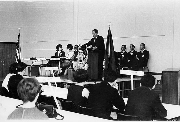 John L. Clarke served as President of Ricks College from 1944 to 1971.