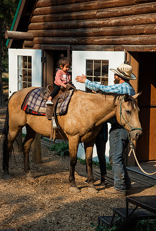 BYUI students go horseback riding at Harriman State Park in the summer of 2021.
