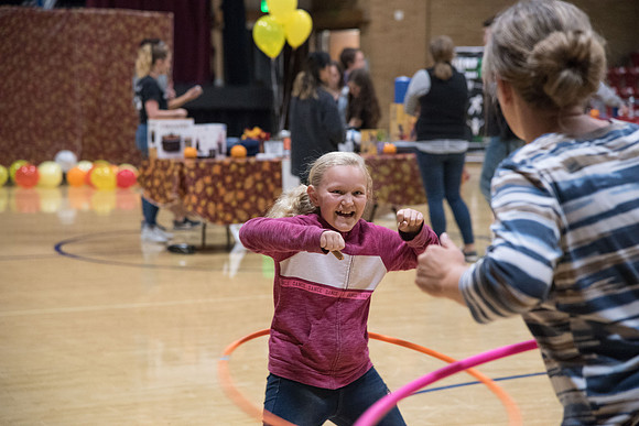 The Wellness Fair had games, activities, snacks, and prizes for all who attended. Oct 2018