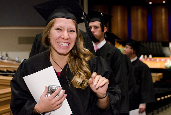 Commencement during graduation spring 2012