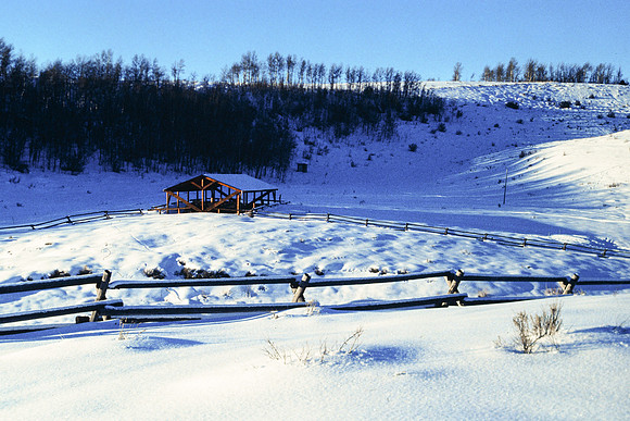 Badger Creek winter scene - January 1995
