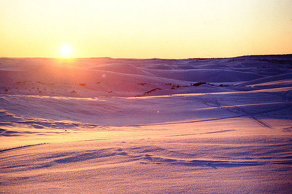Sand Dunes in the winter - Jan 1995