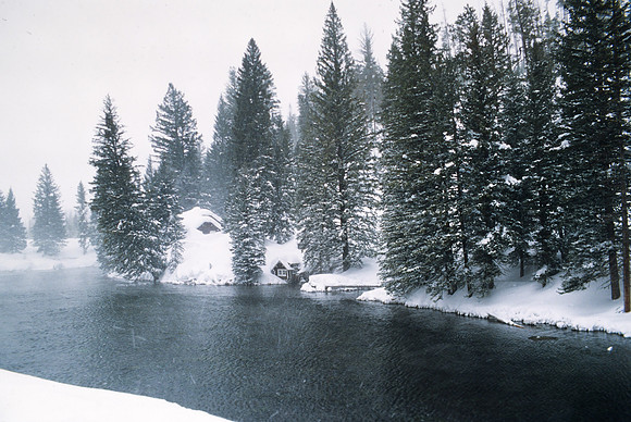 Continuing Education. Snowmobiling photo class to Mesa Falls and Island Park area.  March 1997