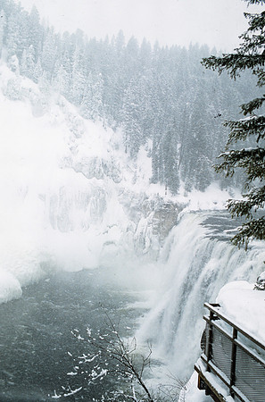 Continuing Education. Snowmobiling photo class to Mesa Falls and Island Park area.  March 1997
