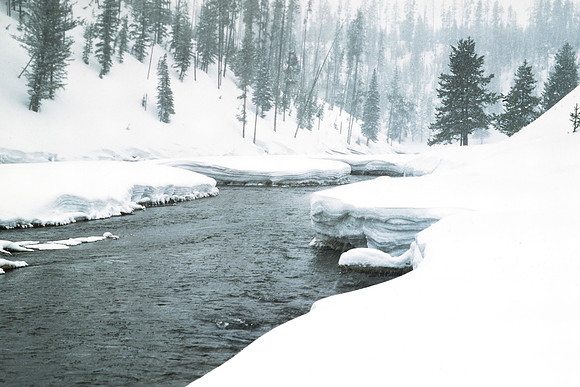Continuing Education. Snowmobiling photo class to Mesa Falls and Island Park area.  March 1997