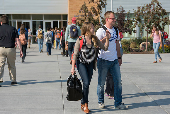 Students are back for Fall 2014 semester.