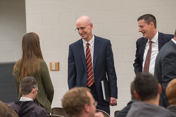 2018 State of Idaho Leadership in Energy Efficiency Award for Buildings presented to Brigham Young University-Idaho by Govenor Butch Otter.
