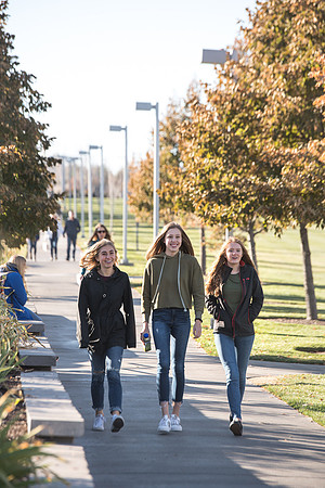Prospective students and their families come to BYU-Idaho campus to find out what it's all about.