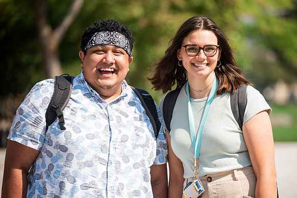 Students around campus on the first day of the fall 2021 semester at BYU-Idaho.