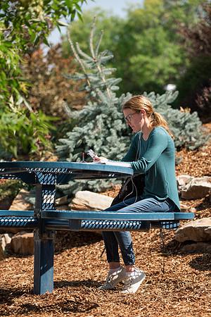 Students around campus on the first day of the fall 2021 semester at BYU-Idaho.