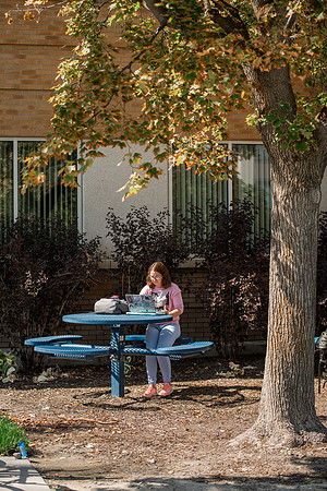 Students around campus on the first day of the fall 2021 semester at BYU-Idaho.