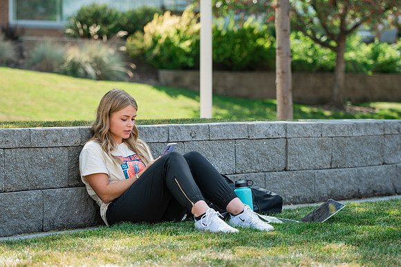 Students around campus on the first day of the fall 2021 semester at BYU-Idaho.