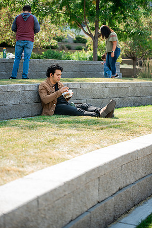 Students around campus on the first day of the fall 2021 semester at BYU-Idaho.