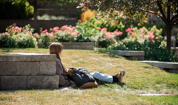 Students around campus on the first day of the fall 2021 semester at BYU-Idaho.