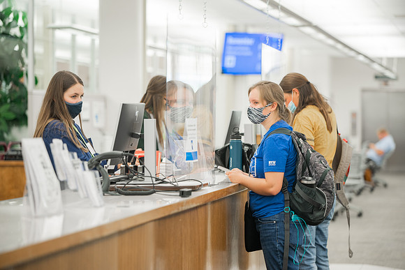 Students around campus on the first day of the fall 2021 semester at BYU-Idaho.