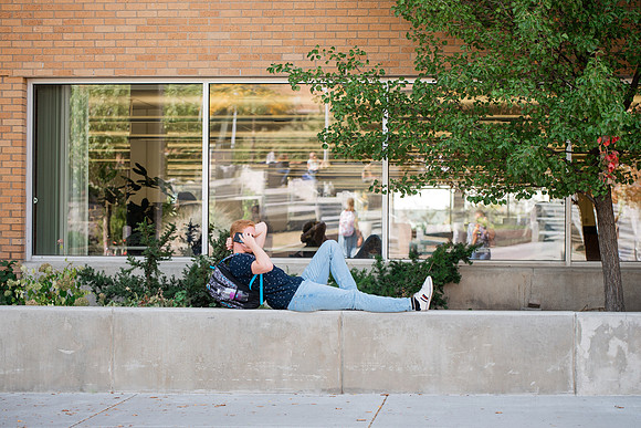 Students around campus on the first day of the fall 2021 semester at BYU-Idaho.